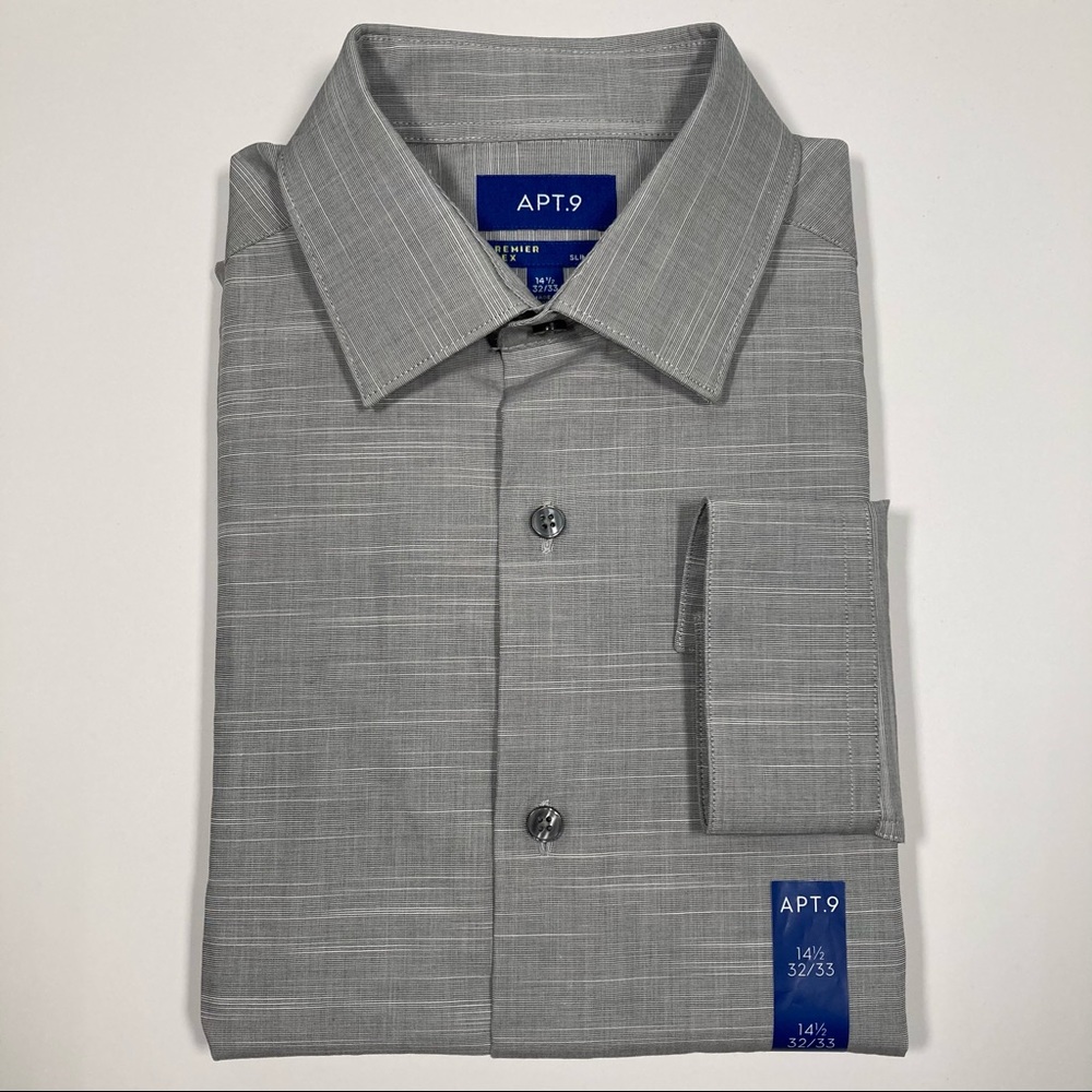 Apt. 9, 14.5, 32/33 Slim Fit Dress Shirt NWT